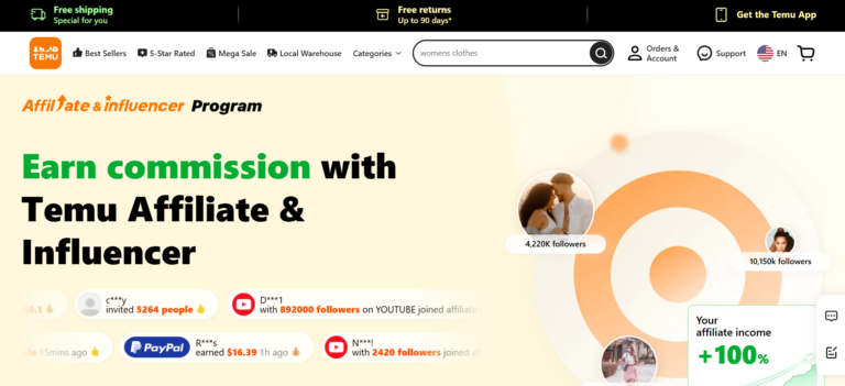 How To Join Temu Influencer And Affiliate Program