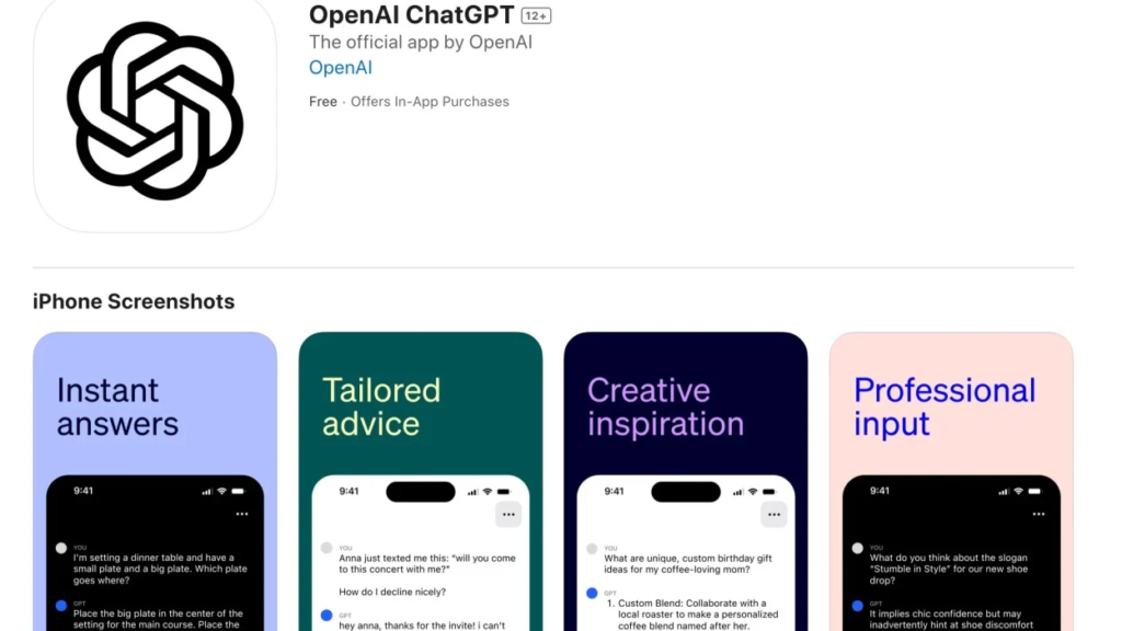 OpenAI Unveils iOS App for ChatGPT