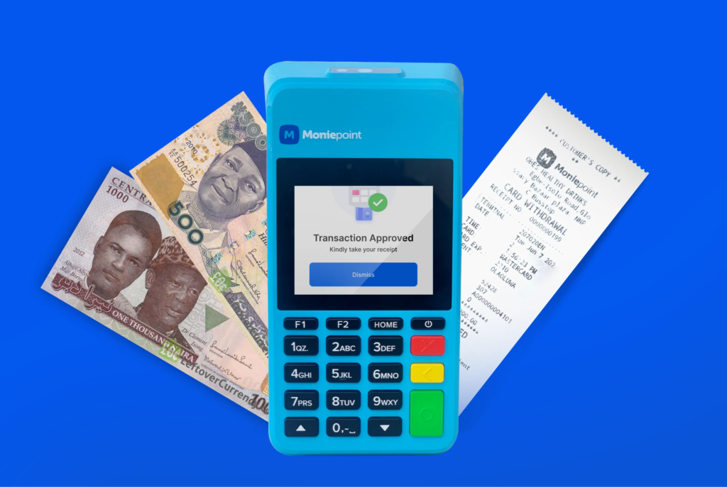 Moniepoint is another popular POS machine in Nigeria.