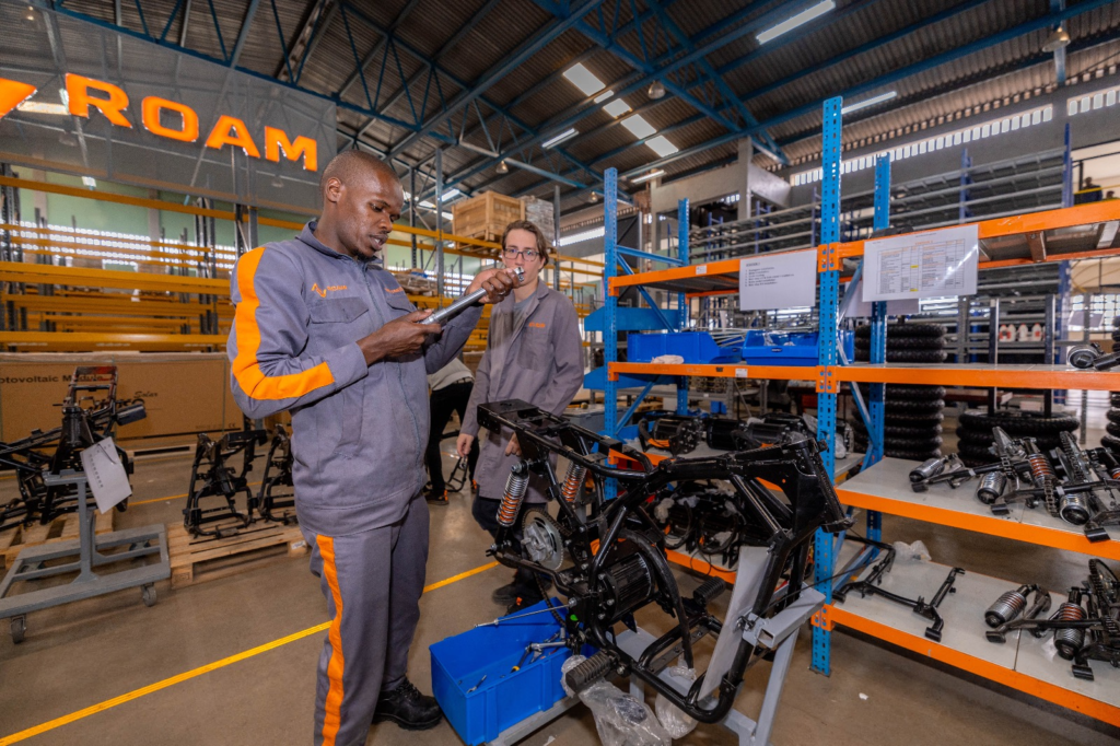 President William Ruto commissioned the largest electric bike plant in East Africa by Roam.
