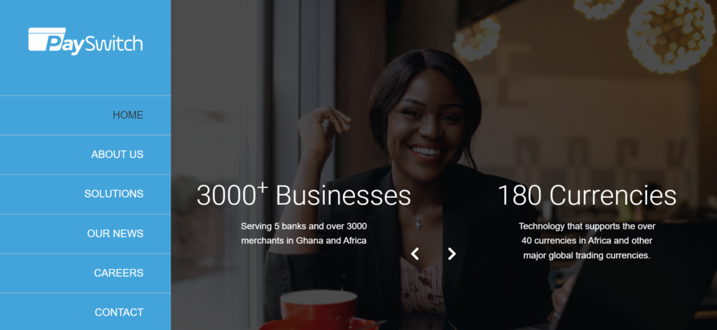 PaySwitch is amongst fintech platforms in Ghana offering integrated payment solutions 