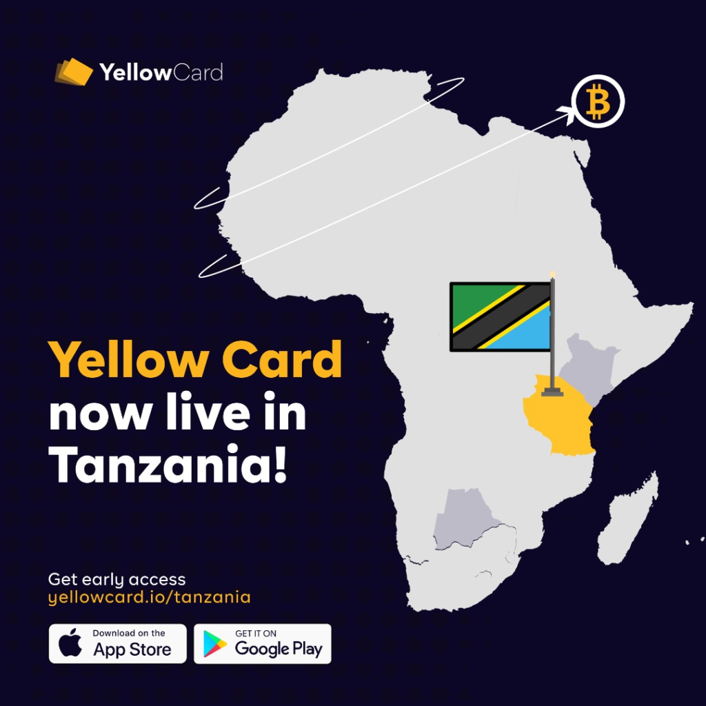Yellow Card is a cryptocurrency platform in Tanzania