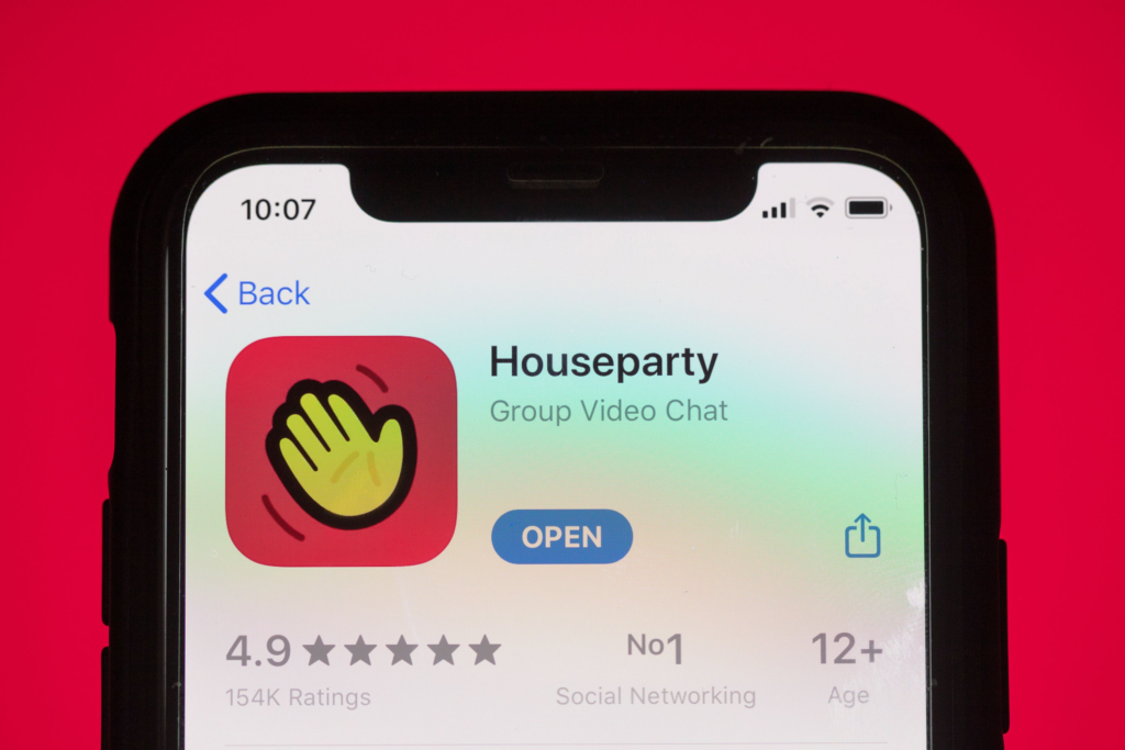 Houseparty- Best Apps to Cure Boredom