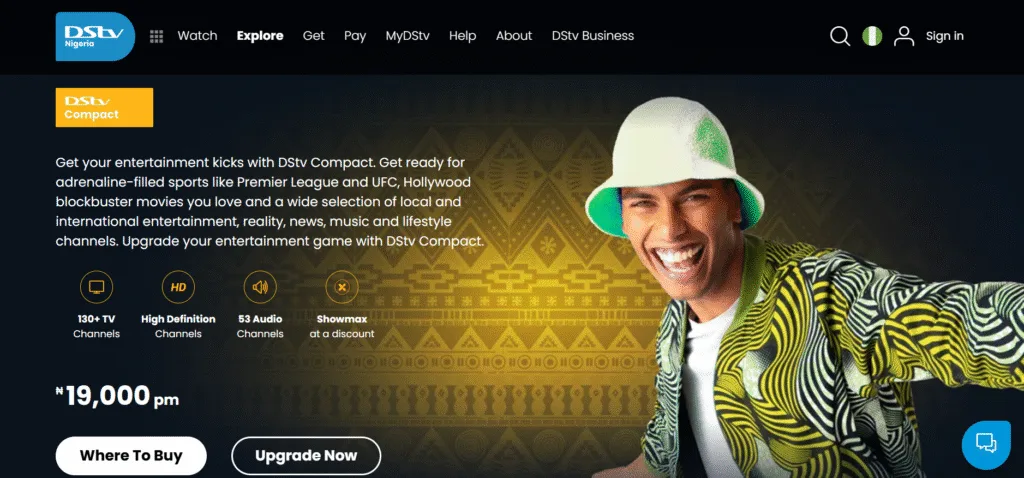 How Much is DStv Compact in Nigeria?