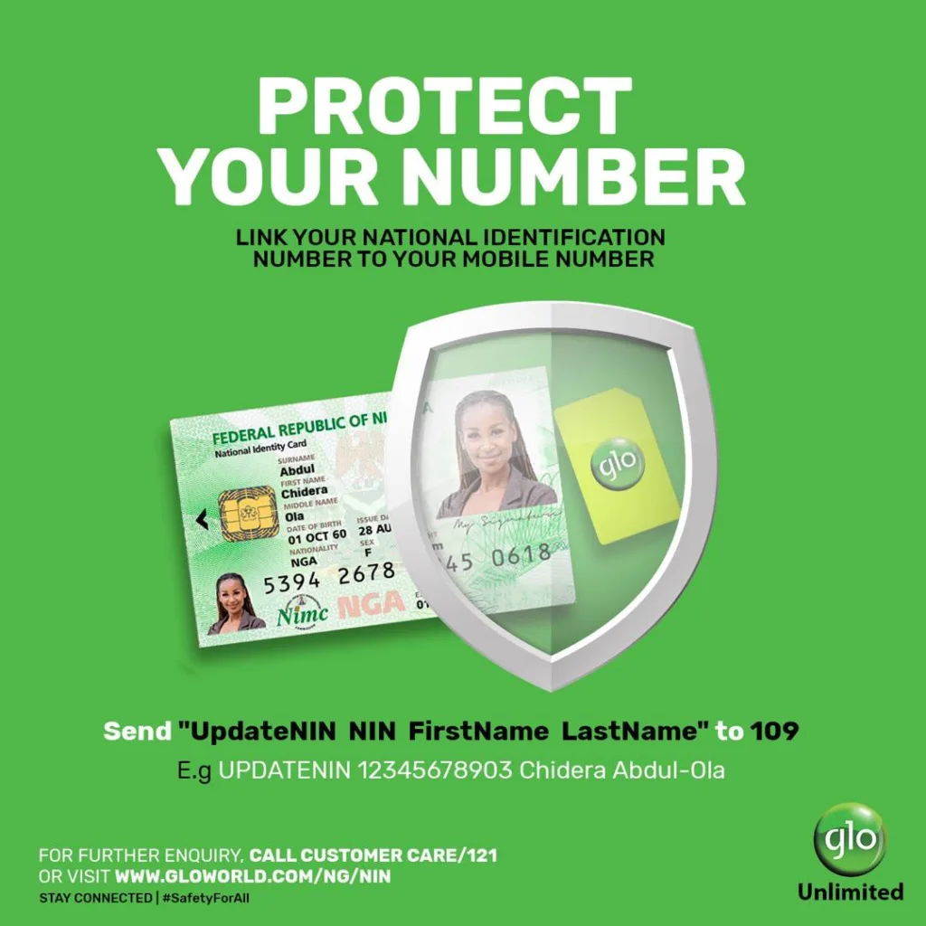 How to Link NIN to Glo Number