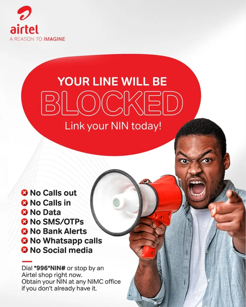 How to Link NIN to Airtel Line