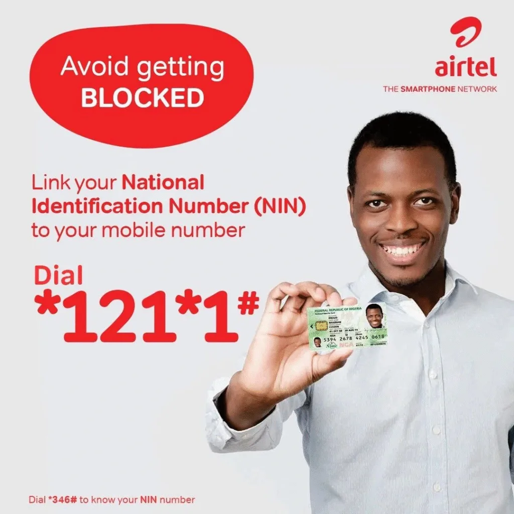 Linking National Identification Number (NIN) to Airtel