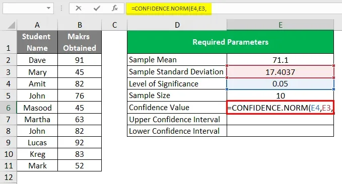 How to Get Confidence Intervals in Excel