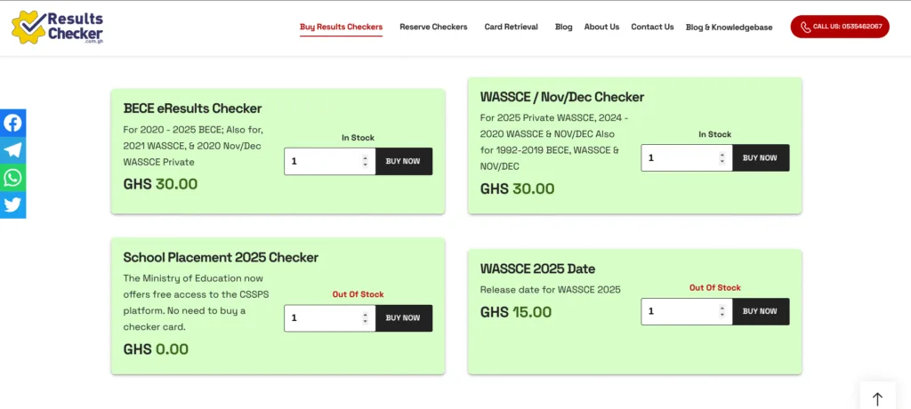 How to Buy BECE Result Checker with MOMO