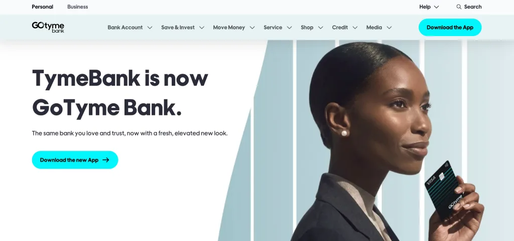 GoTyme Bank - Best Loan Apps in South Africa