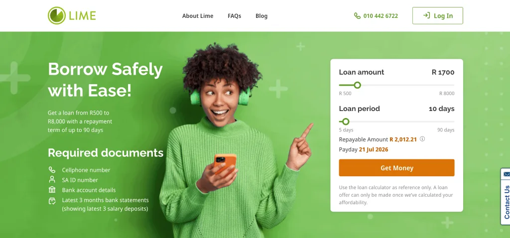 Lime24 - Best Loan Apps in South Africa