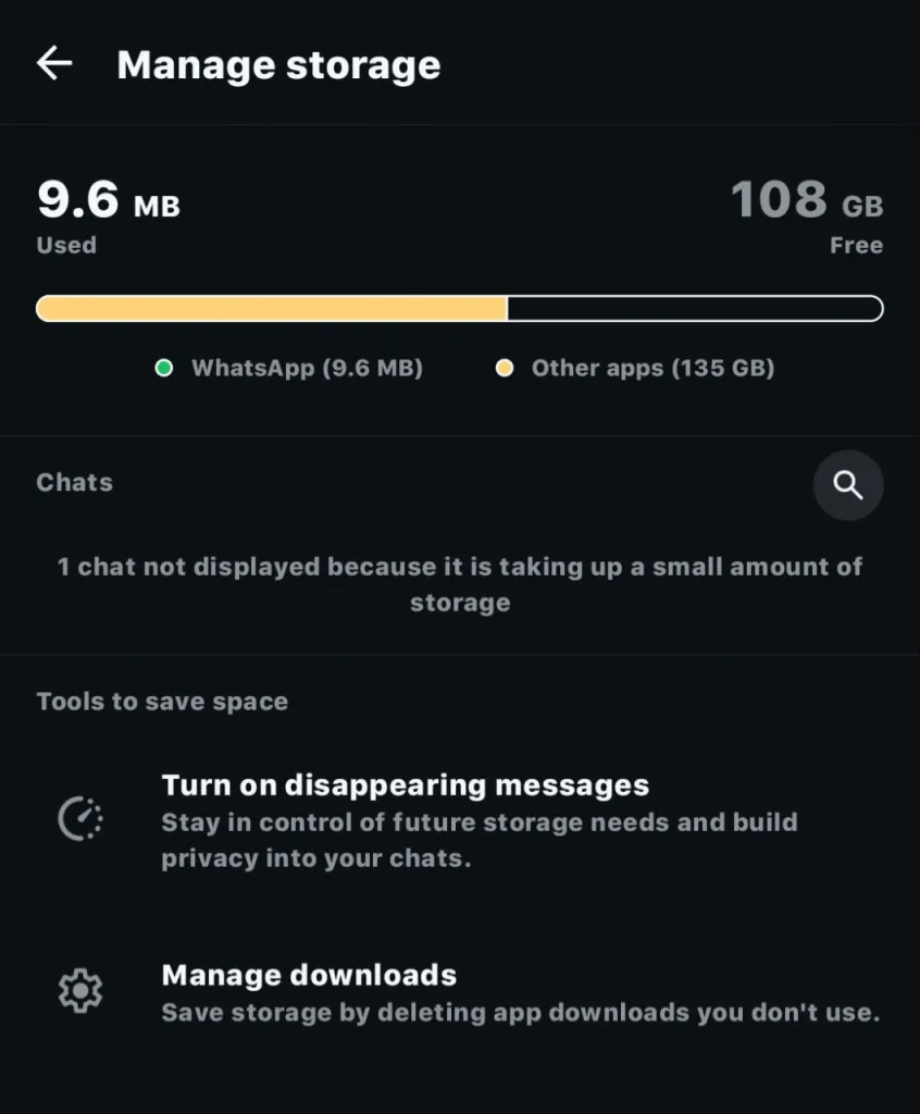 How to Stop WhatsApp From Using Too Much Storage