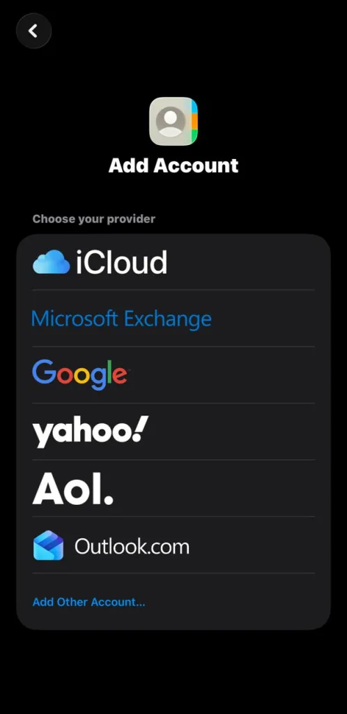 Sync Contacts With Google Account