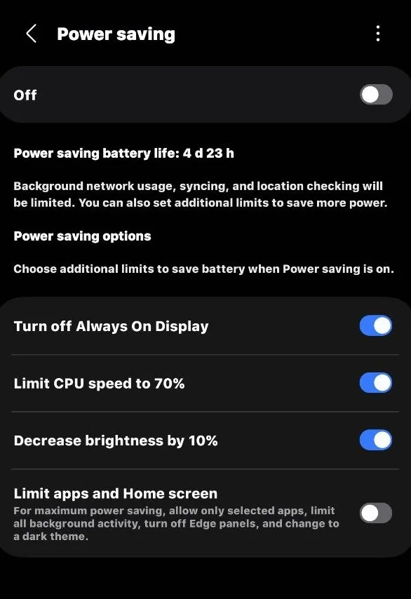 Android Power Saver