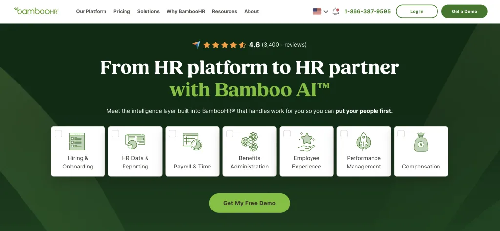 BambooHR - Best HR Software for Small to Medium Businesses
