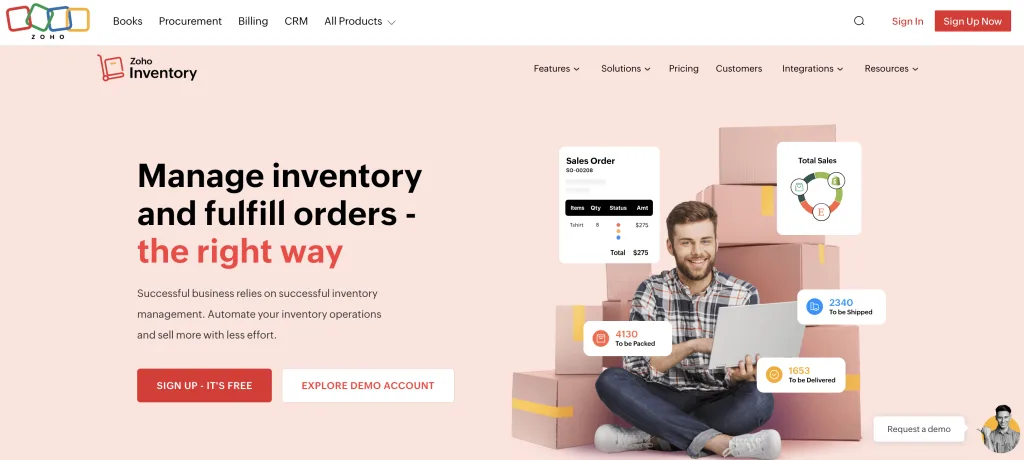 Zoho Inventory - Best B2B E-commerce Inventory Management Software