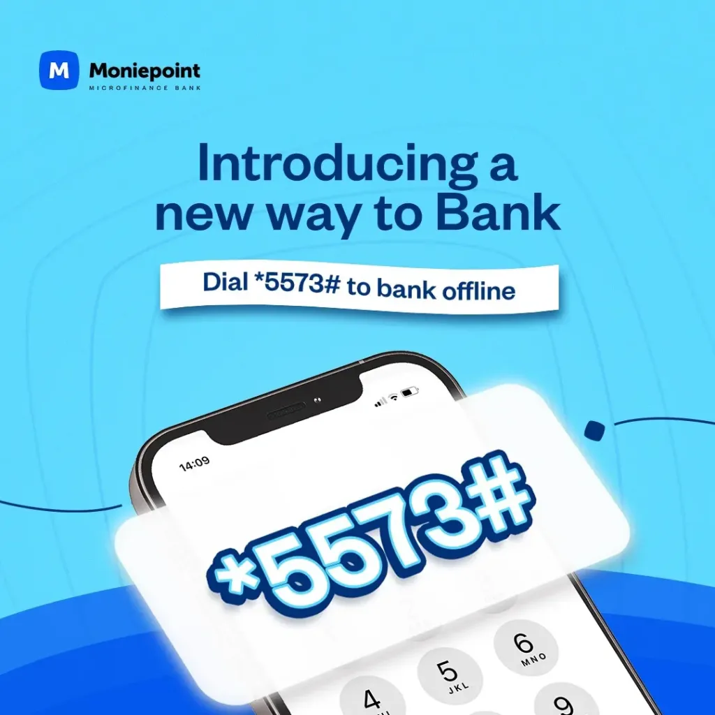 Moniepoint USSD Banking (*5573#)